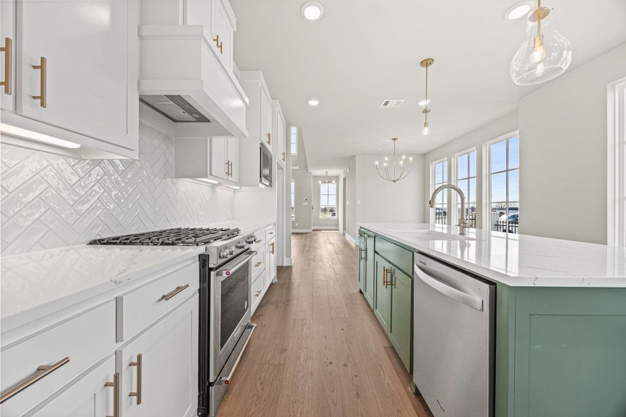 Furnished interior view inside a new home in Fields, Frisco (Image 40). Furnished interior view inside a new home in Fields, Frisco (Image 40).