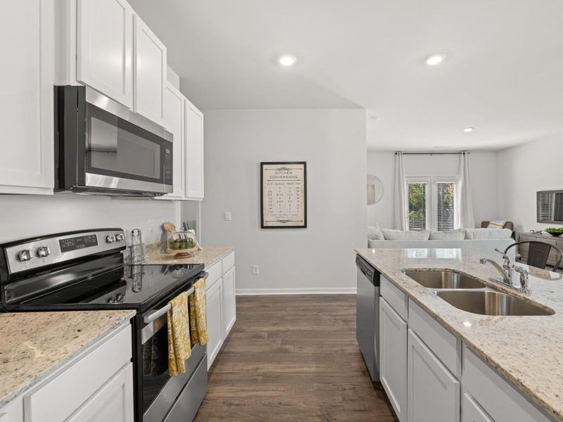 Furnished interior view inside a new home in Lost Creek, Dallas (Image 42).