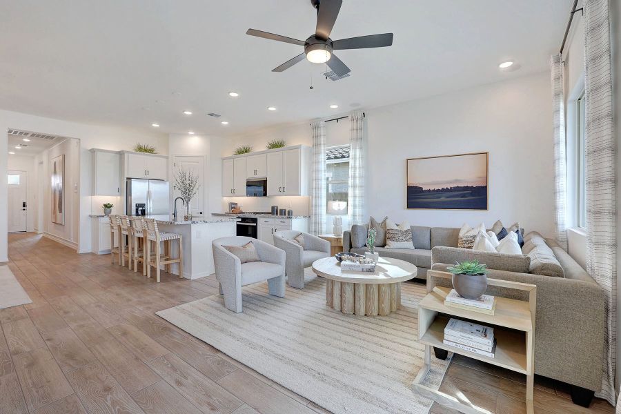 Representative furnished interior of a home built from the Copper by Mattamy Homes in Tyler Ranch, Buckeye (Image 16).