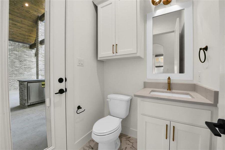 Furnished interior view inside a new home in , Aledo (Image 7).