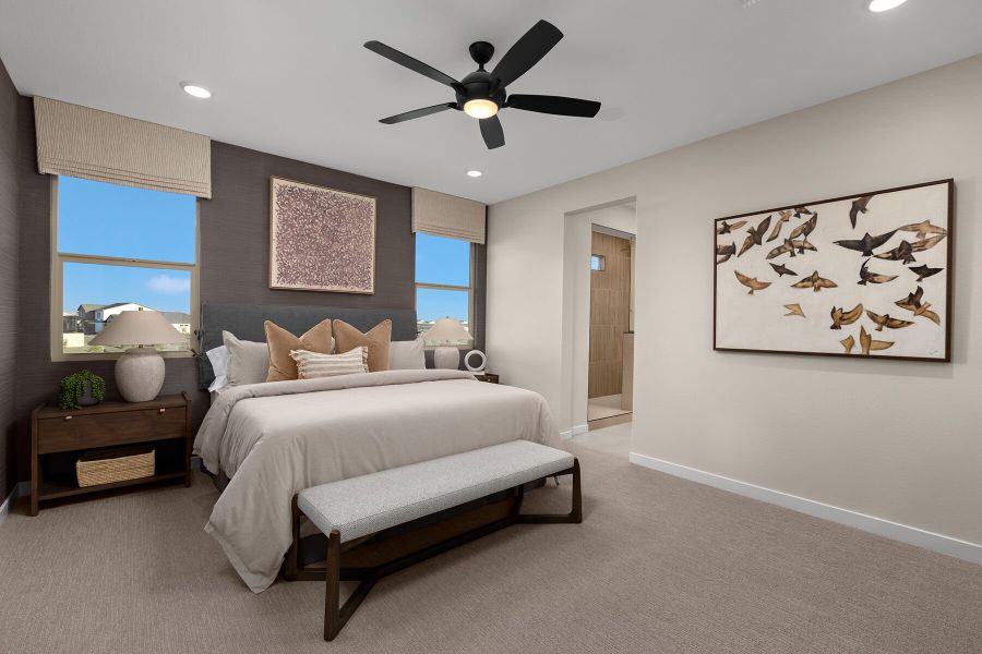 Representative furnished interior of a home built from the Sienna by Mattamy Homes in Soleo, San Tan Valley (Image 14).