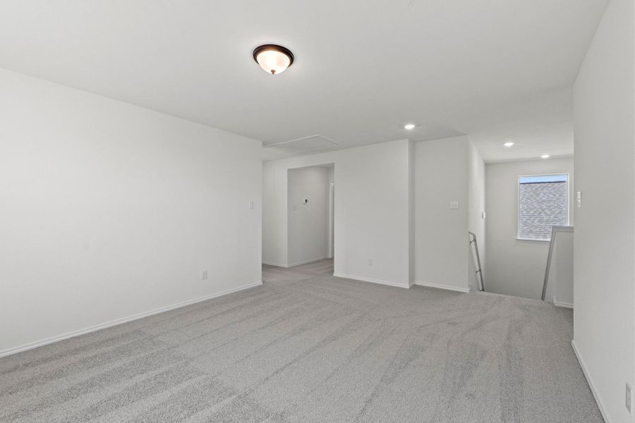 Spacious, unfurnished interior of a new home in Salerno - Heritage Collection, Round Rock (Image 26). Spacious, unfurnished interior of a new home in Salerno - Heritage Collection, Round Rock (Image 26).