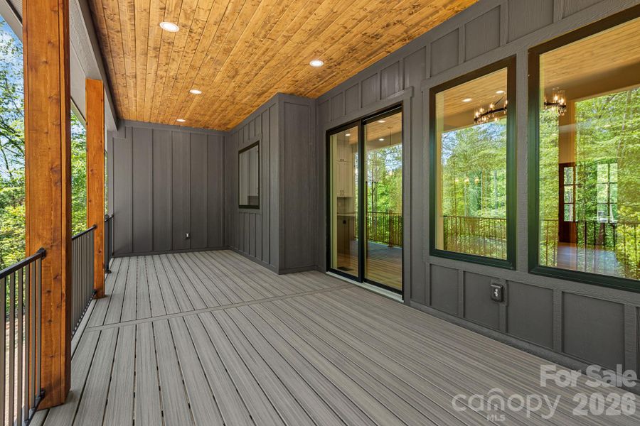 Exterior details and patio area of a home in , Etowah (Image 3).