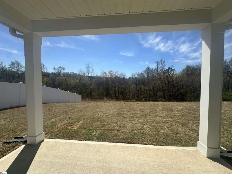 Exterior details and patio area of a home in Shiloh Trail, Wellford (Image 3).