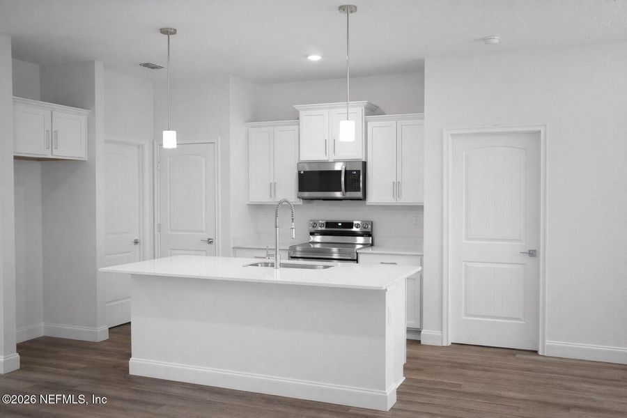 Furnished interior view inside a new home in , Palm Coast (Image 8).