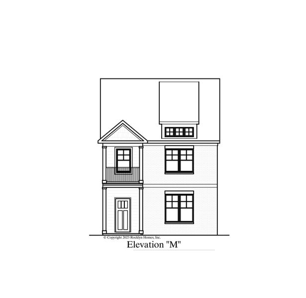 Representative rendering of the exterior for the Redwood by Rocklyn Homes (Image 7).