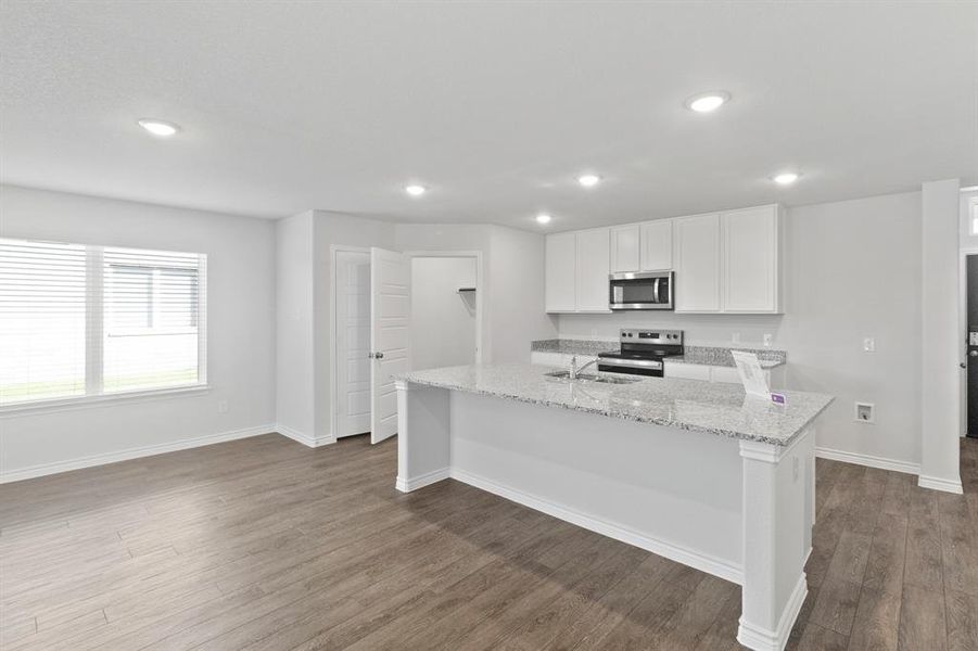 Furnished interior view inside a new home in Burgess Meadows, Cleburne (Image 4).