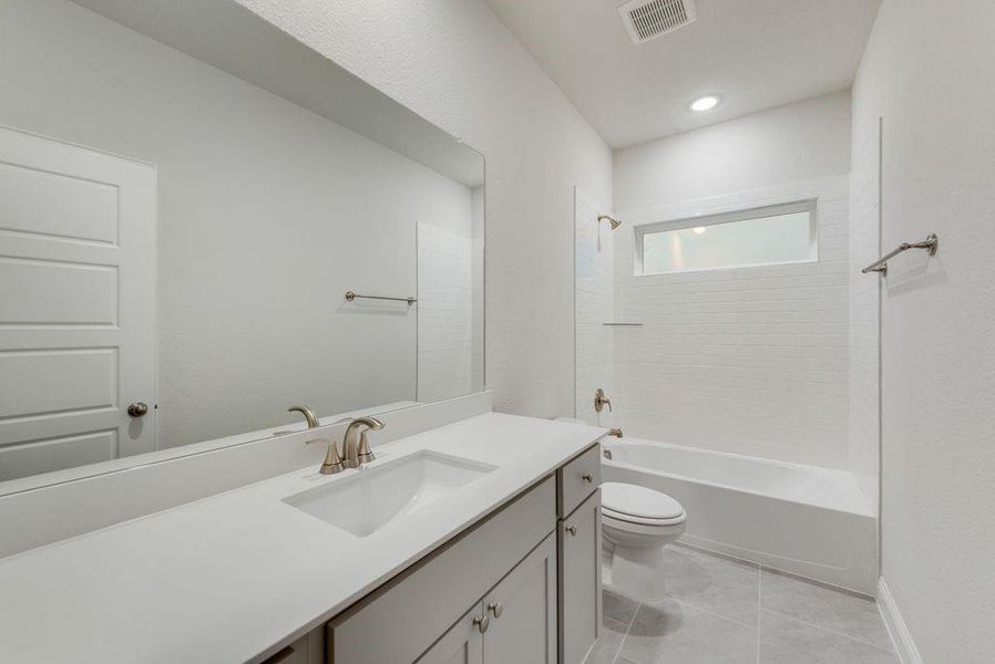 Furnished interior view inside a new home in Creekside of Crowley, Crowley (Image 15). Furnished interior view inside a new home in Creekside of Crowley, Crowley (Image 15).