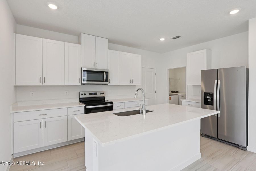 Furnished interior view inside a new home in Kings Preserve, Jacksonville (Image 9).