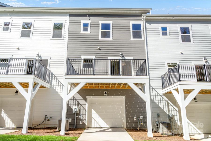 Exterior details and patio area of a home in , Asheville (Image 22).