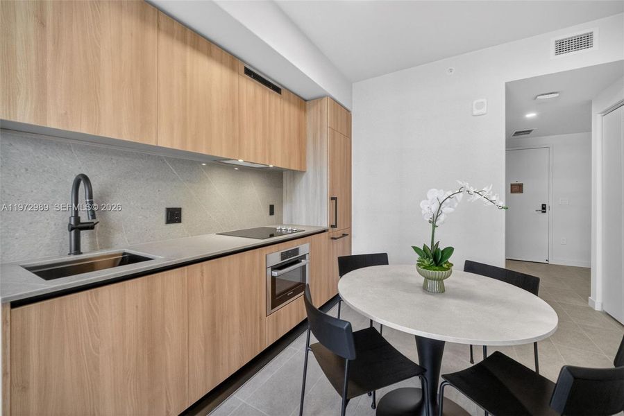 Furnished interior view inside a new home in , Miami (Image 11).