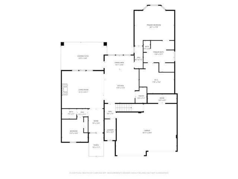 2D floor plan layout of this home in , Beaumont, TX (Image 5).