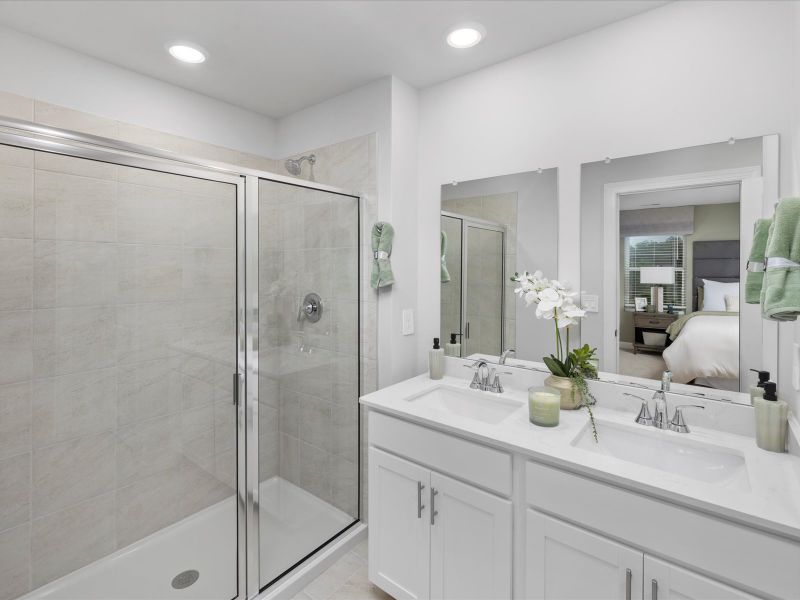 Furnished interior view inside a new home in Valentine Townes, Greer (Image 7).
