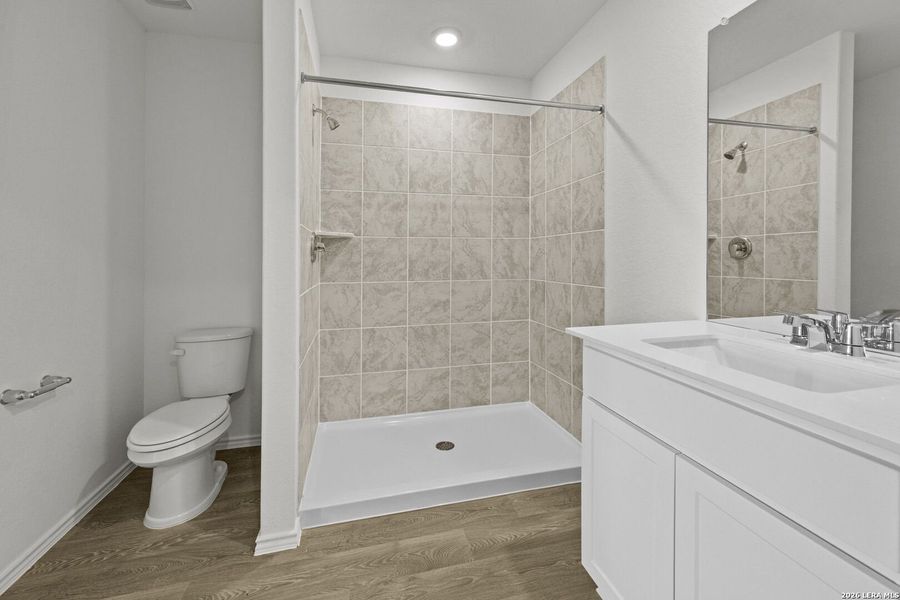 Furnished interior view inside a new home in Hickory Ridge, Elmendorf (Image 13).