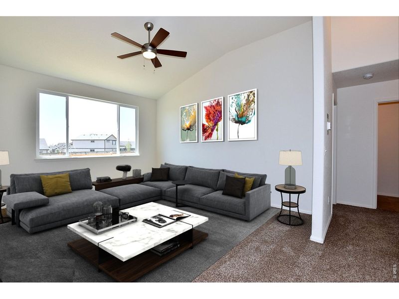 Furnished interior view inside a new home in , Johnstown (Image 9).
