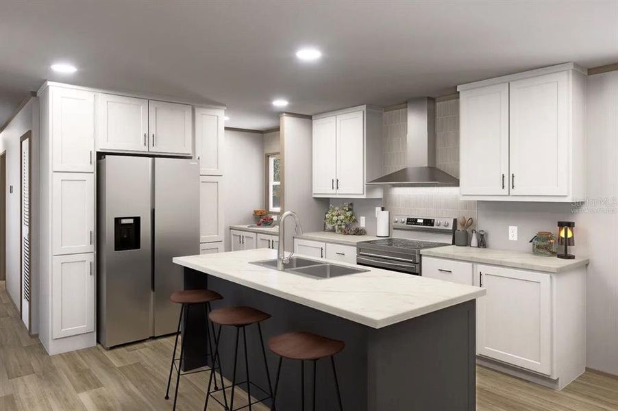 Furnished interior view inside a new home in , Deland (Image 6).