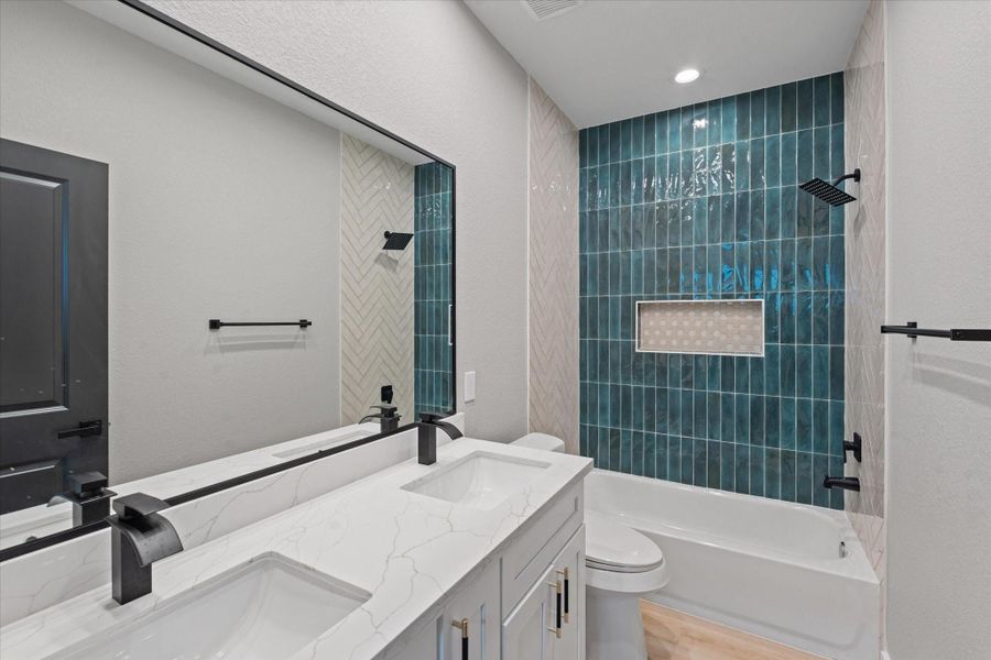 Furnished interior view inside a new home in , Houston (Image 4).