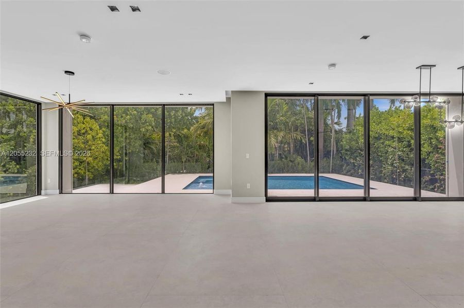 Exterior details and patio area of a home in , Miami Beach (Image 20). Exterior details and patio area of a home in , Miami Beach (Image 20).