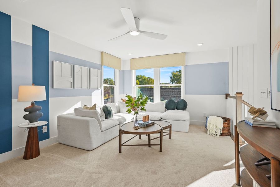 Representative furnished interior of a home built from the Hallmark by Del Webb in Del Webb Carolina Ridge, Midland (Image 51).