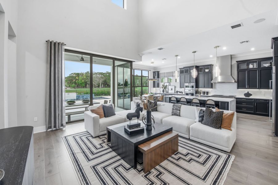 Representative furnished interior of a home built from the Livingston II by DiVosta in Amara, Lake Worth (Image 18). Representative furnished interior of a home built from the Livingston II by DiVosta in Amara, Lake Worth (Image 18).