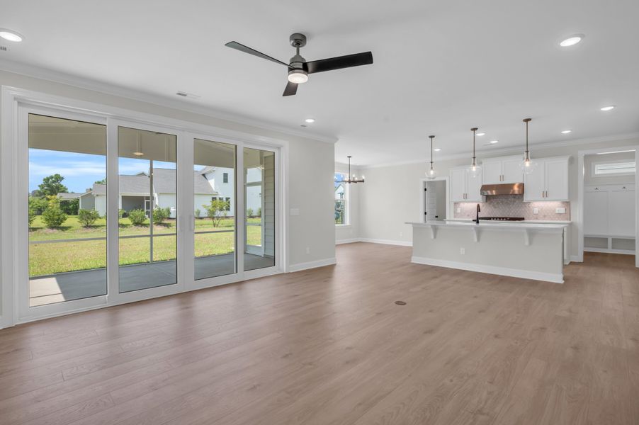 Representative furnished interior of a home built from the The Whitley by RobuckHomes in Windwater, Hampstead (Image 60).