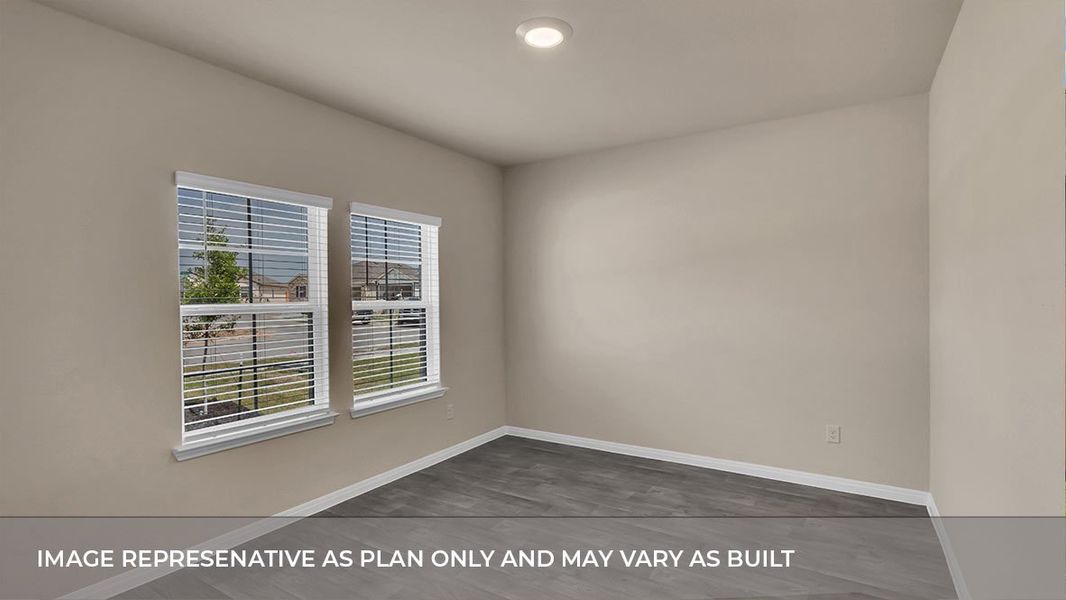 Representative unfurnished interior of a home built from the The Quincy by D.R. Horton in Rosenbusch Ranch, Leander (Image 10).