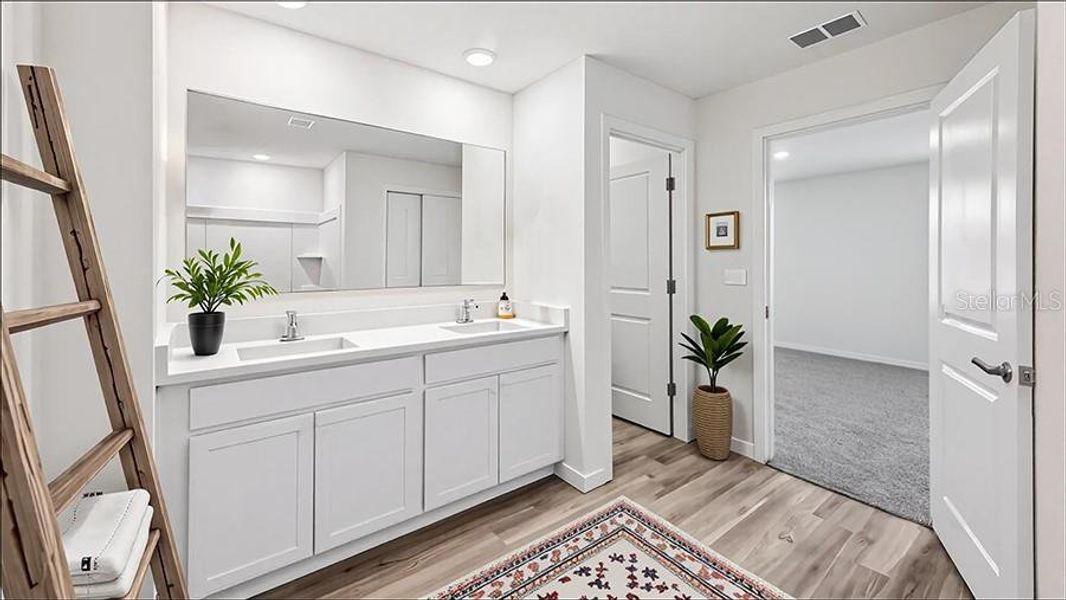 Furnished interior view inside a new home in Ocala Crossings South, Ocala (Image 12).
