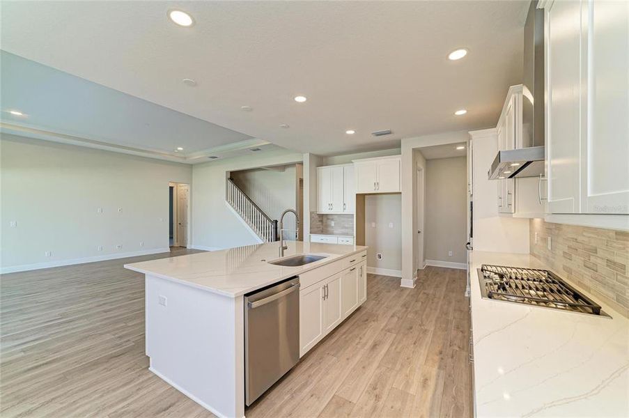 Furnished interior view inside a new home in Pasadena Woods, Wesley Chapel (Image 9).