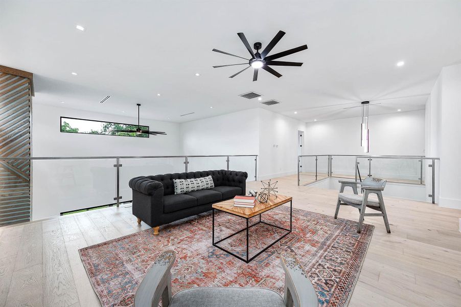 Furnished interior view inside a new home in , Houston (Image 13).