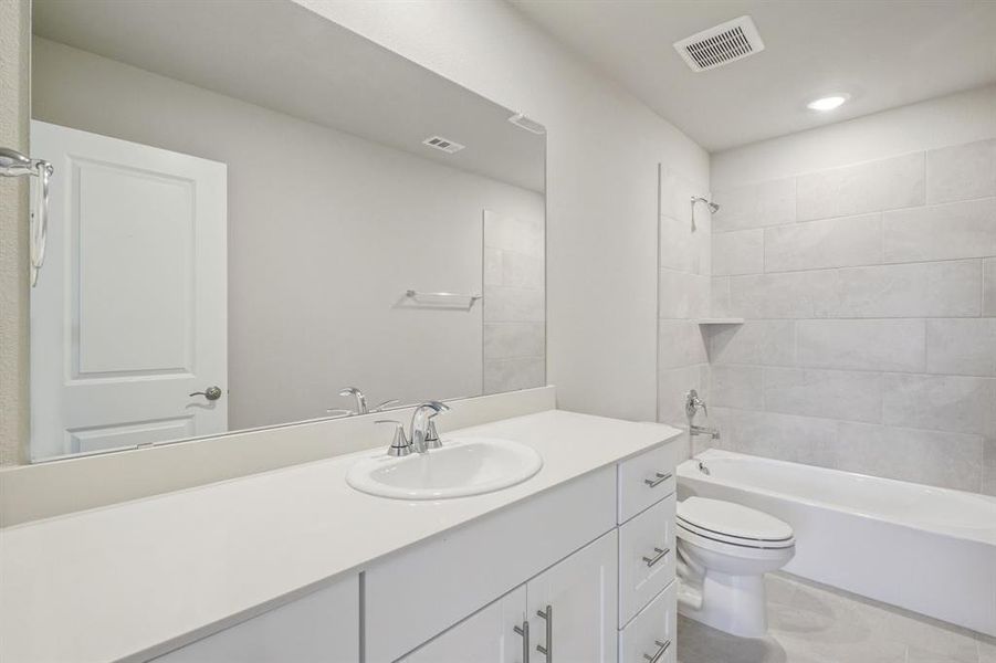 Furnished interior view inside a new home in Simpson Crossing - Spring Series, McKinney (Image 8).