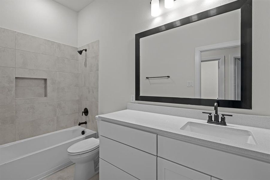 EXAMPLE PHOTO: 2ndary bath for bedrooms 2 and 3