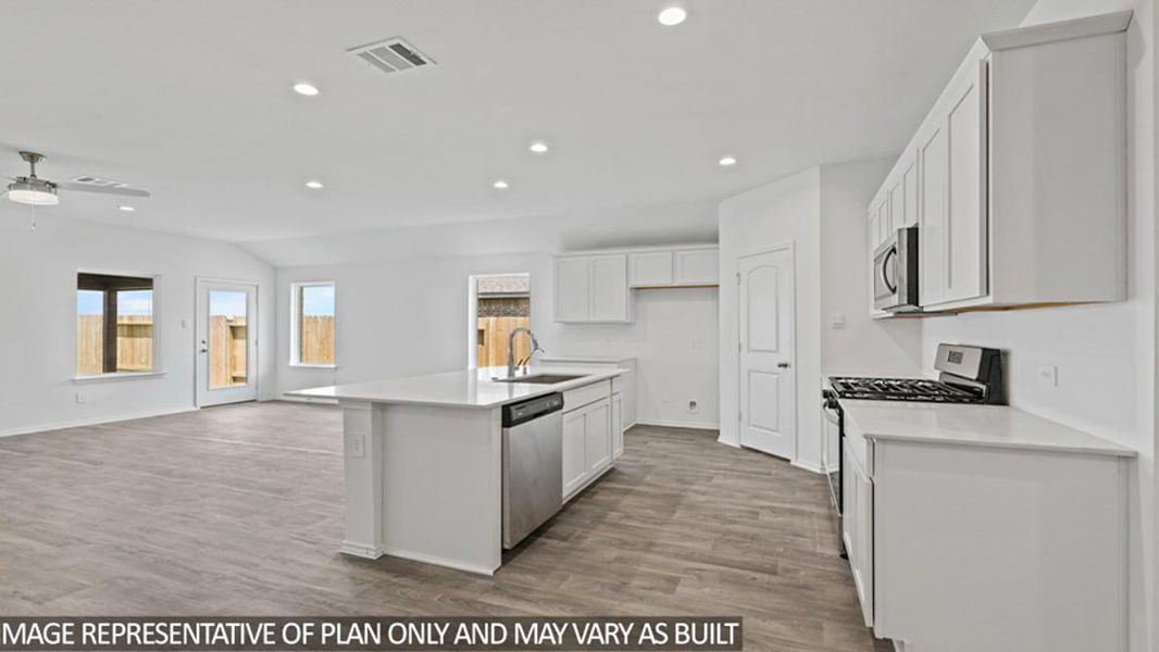 Furnished interior view inside a new home in Sunterra Lakes, Brookshire (Image 3).