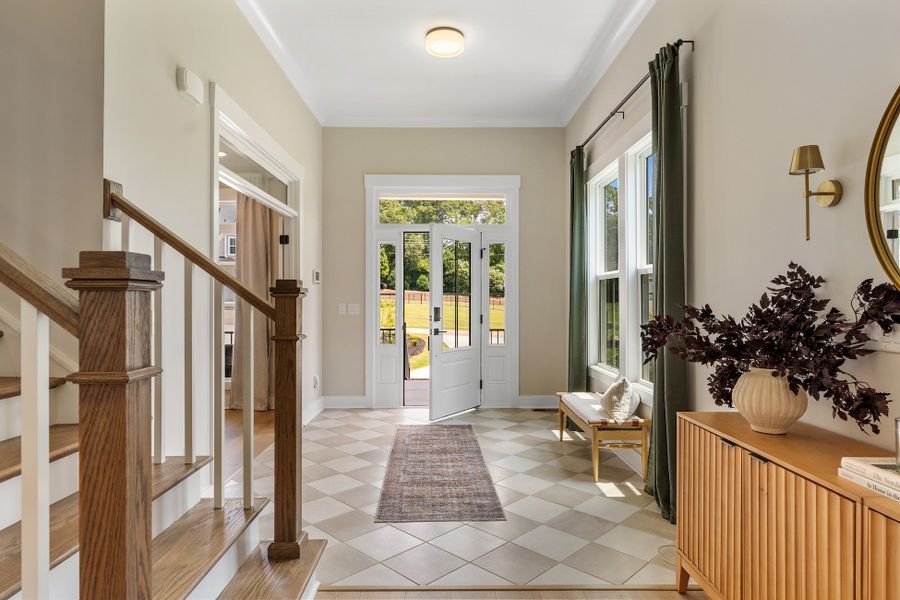 Representative furnished interior of a home built from the Savannah by Hunter Quinn Homes in Autumn Mill, Seneca (Image 10).