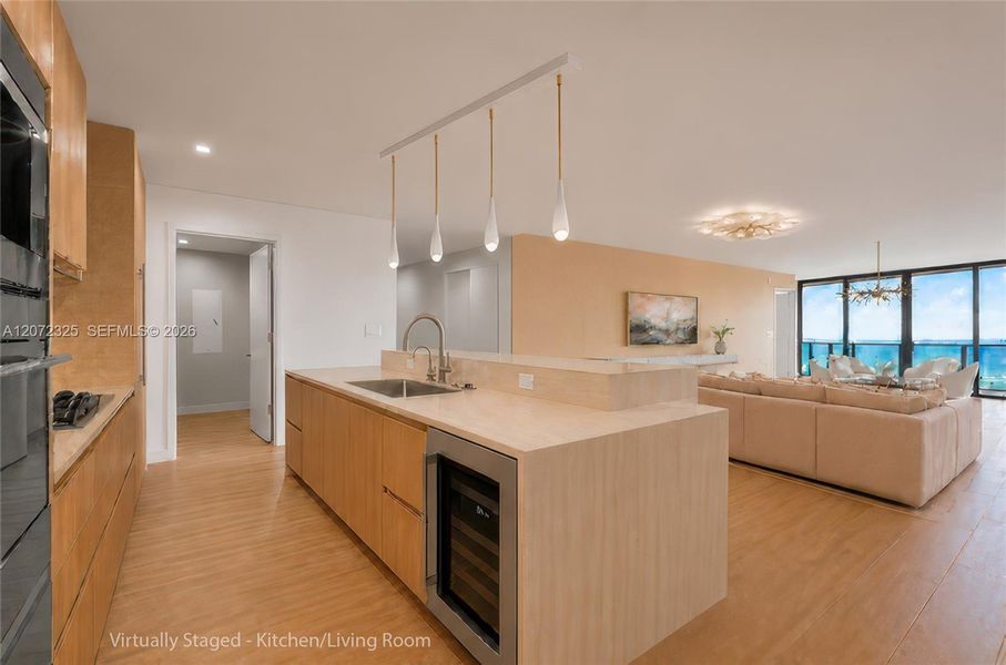Furnished interior view inside a new home in , Pompano Beach (Image 37).