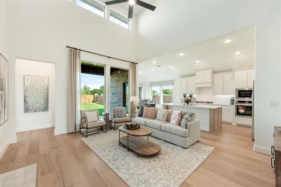 Furnished interior view inside a new home in Willow Wood, McKinney (Image 18).