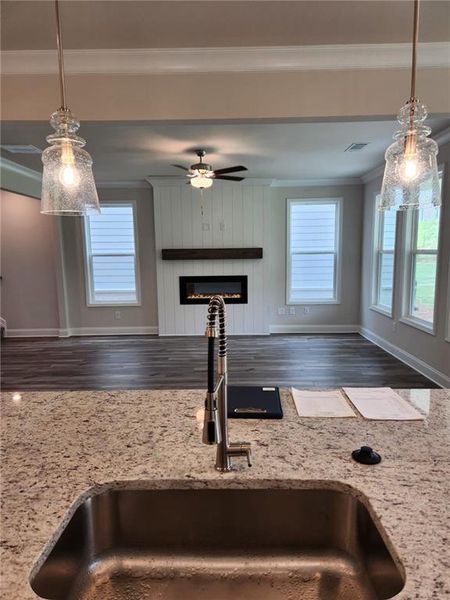 Close-up of interior finishes inside a home in , Loganville (Image 15). Close-up of interior finishes inside a home in , Loganville (Image 15).