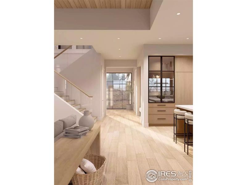 PHOTOS NOT OF ACTUAL HOME. Concept between Great Room and Kitchen