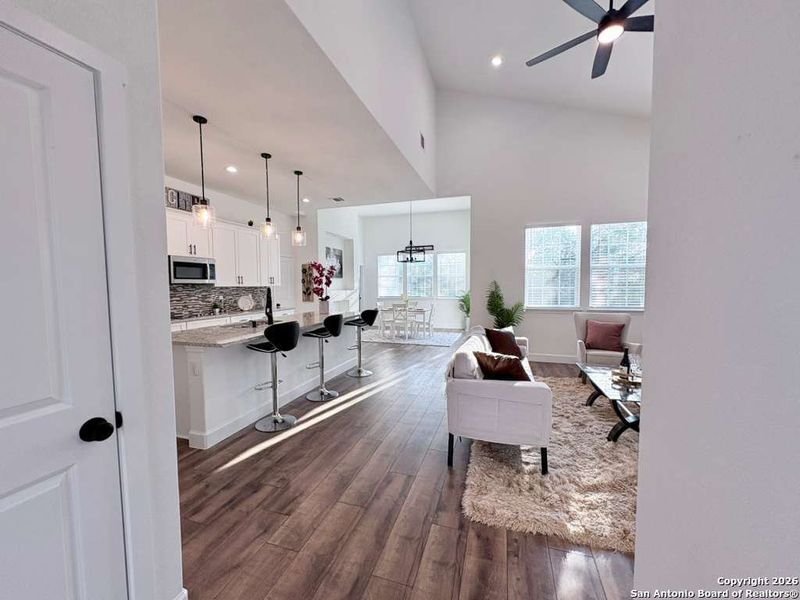 Furnished interior view inside a new home in , Spring Branch (Image 21).
