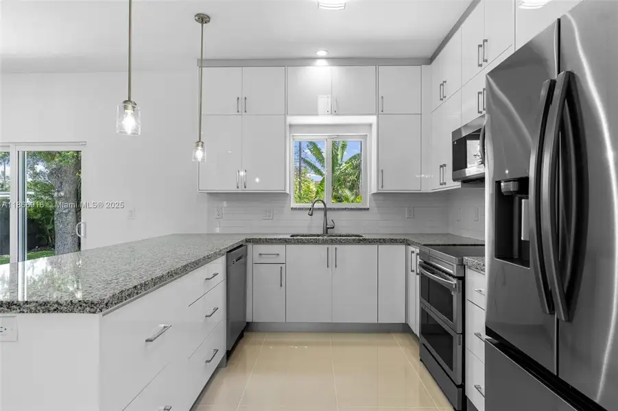 Furnished interior view inside a new home in , Miami (Image 9).