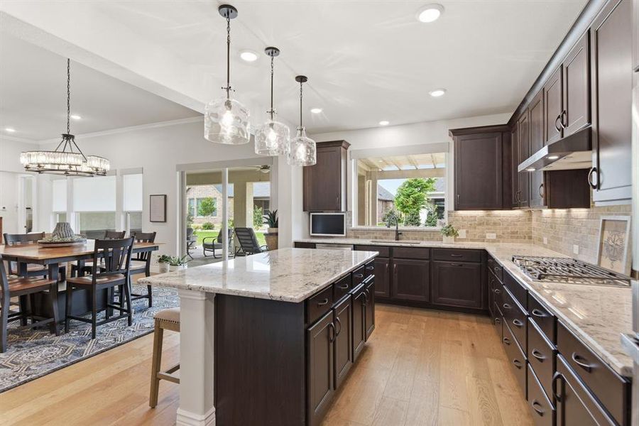 Furnished interior view inside a new home in , Denton (Image 17).