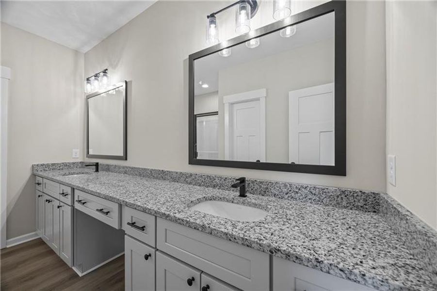 Furnished interior view inside a new home in , Toccoa (Image 8).