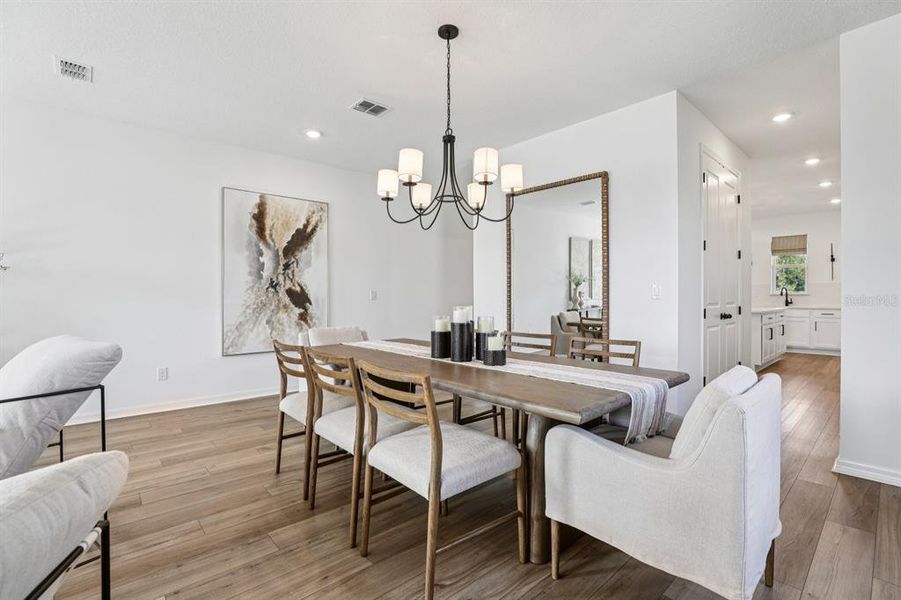 Furnished interior view inside a new home in Hawks Run, Kissimmee (Image 39).