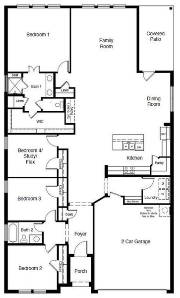 D.R. Horton's Crownpoint Floorplan - All Home and community information, including pricing, included features, terms, availability and amenities, are subject to change at any time without notice or obligation. All Drawings, pictures, photographs, video, square footages, floor plans, elevations, features, colors and sizes are approximate for illustration purposes only and will vary from the homes as built. D.R. Horton's Crownpoint Floorplan - All Home and community information, including pricing, included features, terms, availability and amenities, are subject to change at any time without notice or obligation. All Drawings, pictures, photographs, video, square footages, floor plans, elevations, features, colors and sizes are approximate for illustration purposes only and will vary from the homes as built.