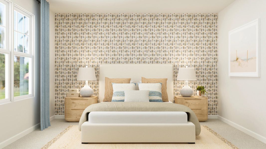 Furnished interior view inside a new home in Dawson Pointe, Summerville (Image 10). Furnished interior view inside a new home in Dawson Pointe, Summerville (Image 10).