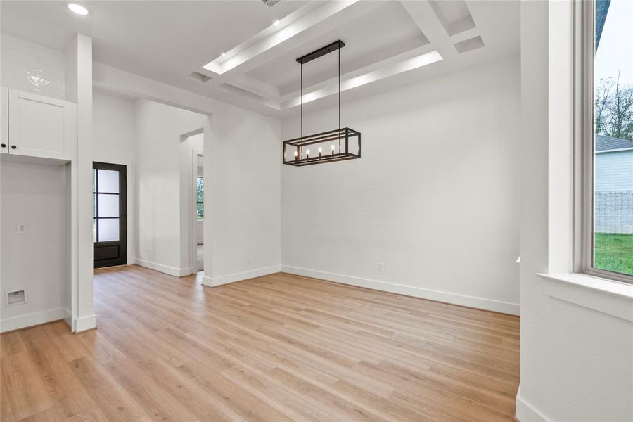Dining area with Tray Ceilings Dining area with Tray Ceilings