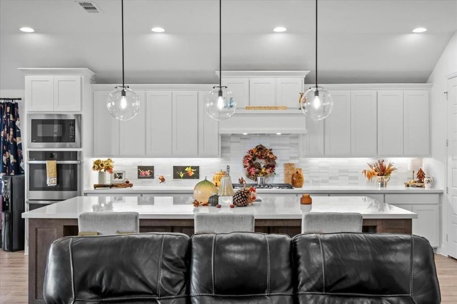 Furnished interior view inside a new home in North Sky 65', Celina (Image 9). Furnished interior view inside a new home in North Sky 65', Celina (Image 9).