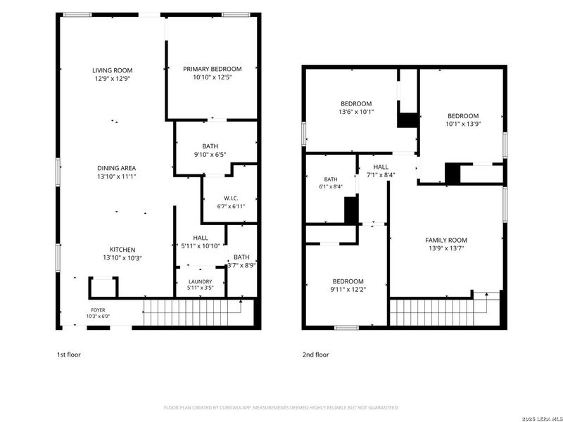 2D floor plan layout of this home in Torian Village, San Antonio, TX (Image 4).