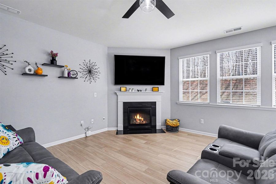 Furnished interior view inside a new home in Falls Cove at Lake Norman, Troutman (Image 26).