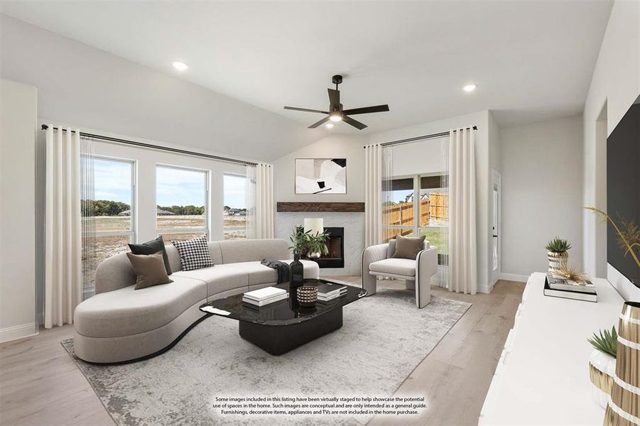 Furnished interior view inside a new home in Anderson Crossing, Trenton (Image 8).