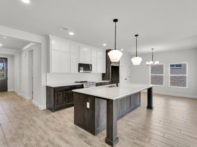 Furnished interior view inside a new home in , Springtown (Image 8).
